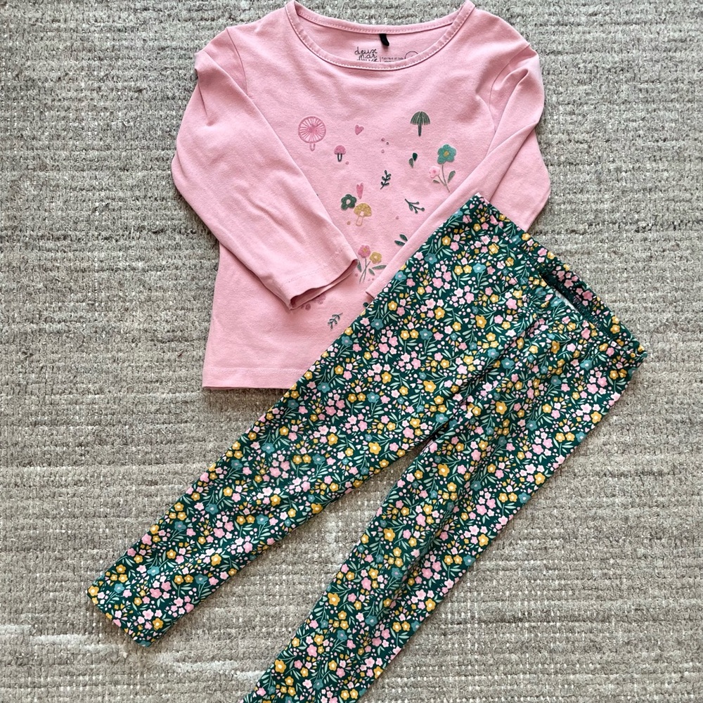 Deux par Deux Girls Spring Set